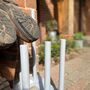 Whitsbury Wooden Boot Rack In Light Stone Grey, thumbnail 9 of 10