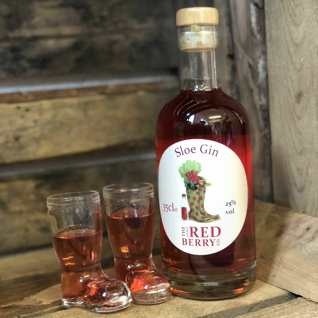 Sloe Gin By The Little Red Berry Co | notonthehighstreet.com