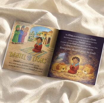 Personalised Childs Bible Stories Book, 7 of 8