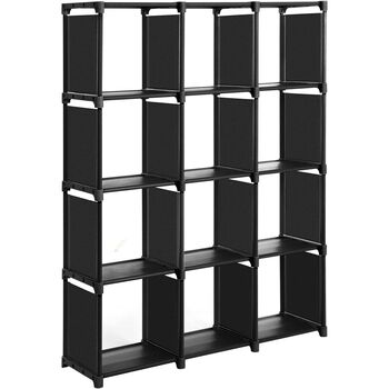 12 Cube Bookcase Cube Storage Closet Organiser Shelf, 4 of 9