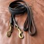 Handmade Buffalo Leather Dog Lead In Two Colours, thumbnail 3 of 6