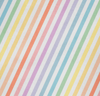 Rainbow Stripe Wrapping Paper Roll Or Folded, 3 of 3