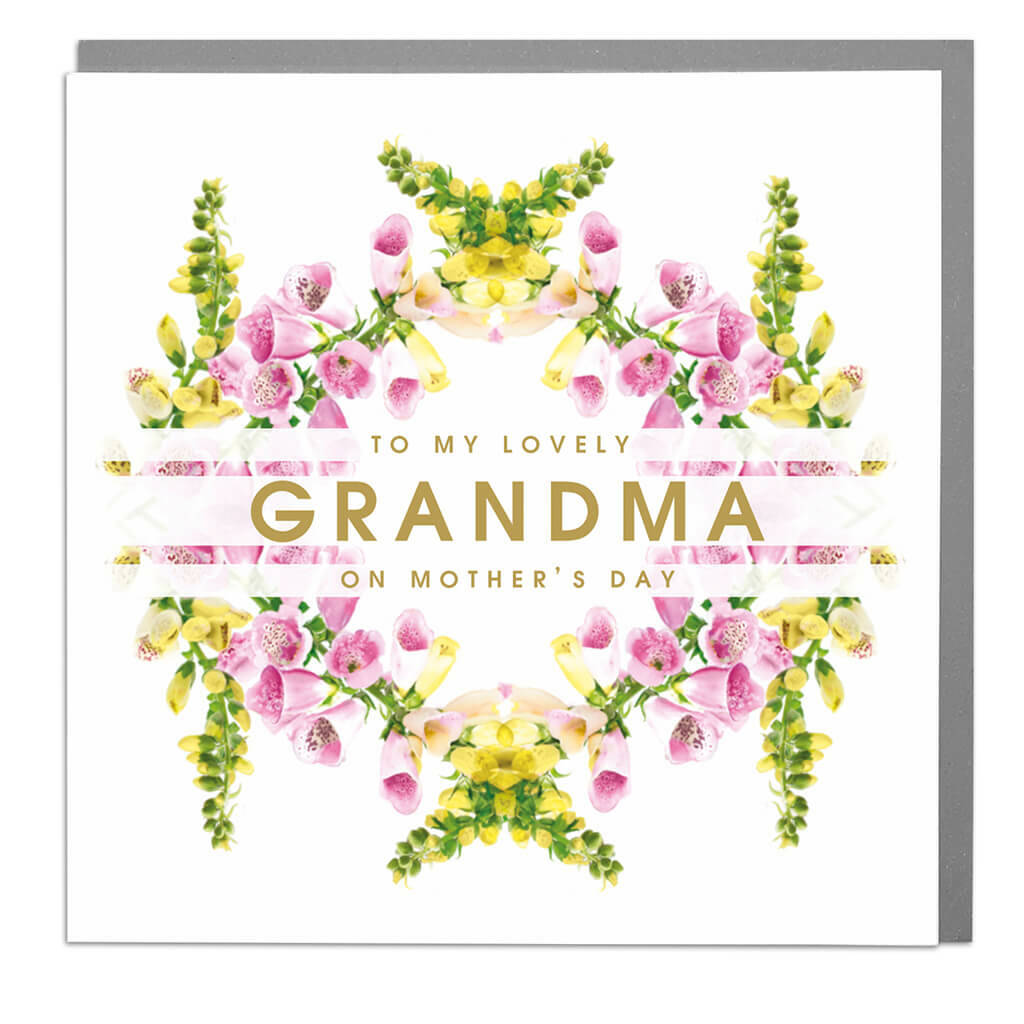 Mother s Day Greeting Card For Grandma By Lola Design Ltd