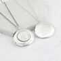 60th Birthday Vintage Sixpence Locket Necklace, thumbnail 2 of 11