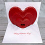 Heart Expanding Valentine's Pop Up Card, thumbnail 1 of 2