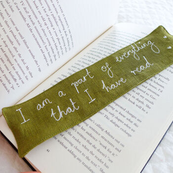 A Part Of Everything Embroidered Bookmark, 3 of 5