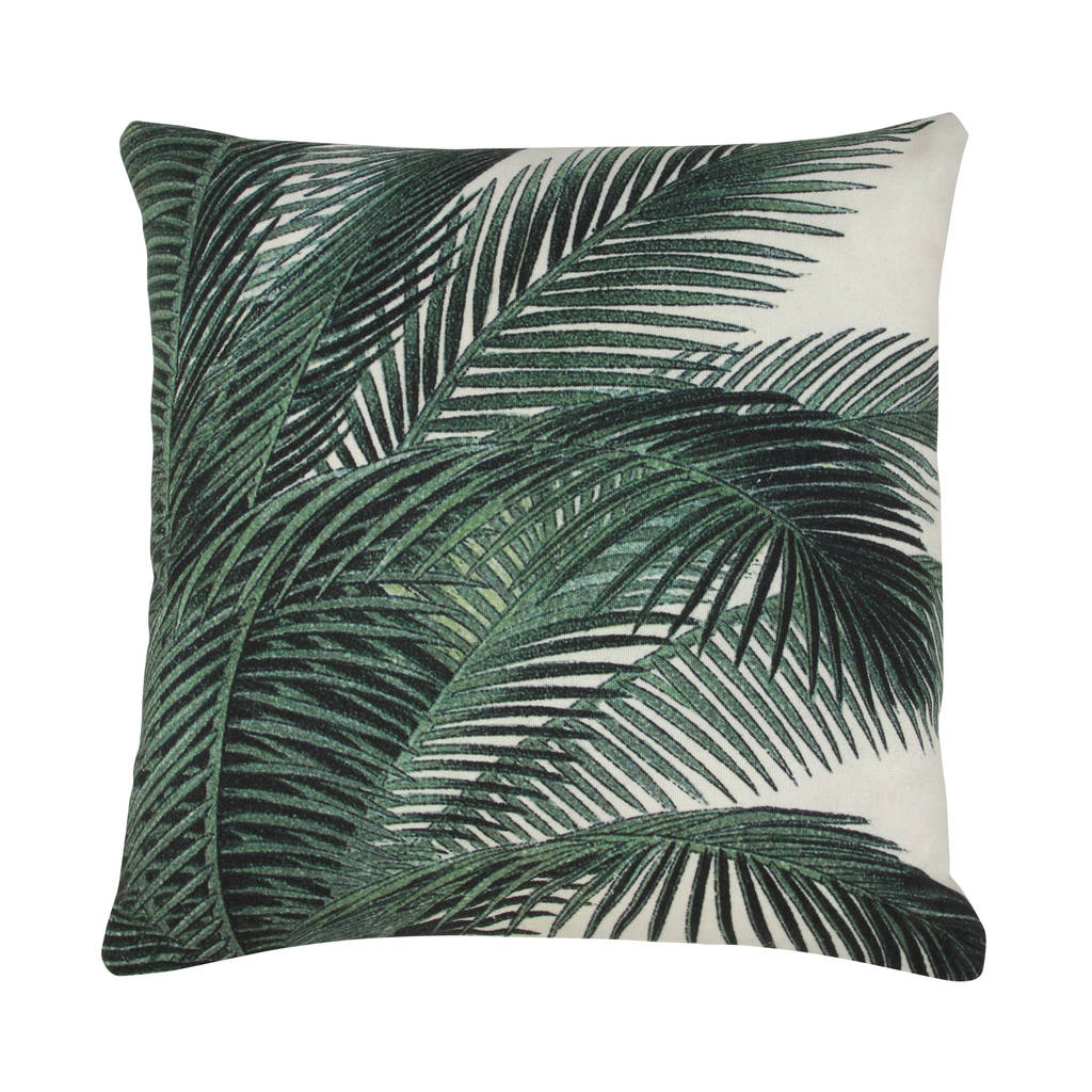 Palm Print Cushion By Cielshop | notonthehighstreet.com