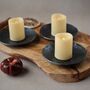 Set Of Iron Hammered Candle Dishes, thumbnail 5 of 6