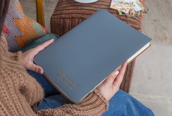 Personalised A4 Leather Photo Album, 9 of 12