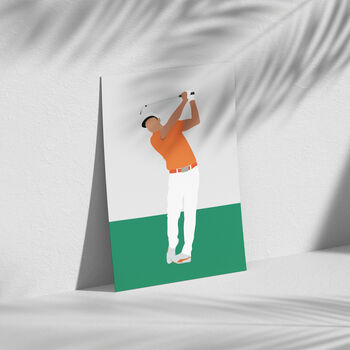 Rickie Fowler Golf Poster, 3 of 4