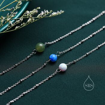 Sterling Silver Bead Bracelet, 2 of 12