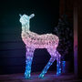 Twinkly Smart LED Outdoor Acrylic Christmas Doe Figure, thumbnail 6 of 12