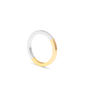 2mm 9ct Yellow And White Gold Square Wedding Band, thumbnail 2 of 5