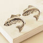Leaping Fish Cufflinks, thumbnail 1 of 7