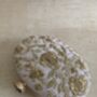 Light Pink Oval Handcrafted Clutch Bag, thumbnail 6 of 10