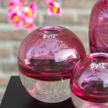 Ball Vase Hoola Fuchsia Colour By Dut Z, 7 of 7
