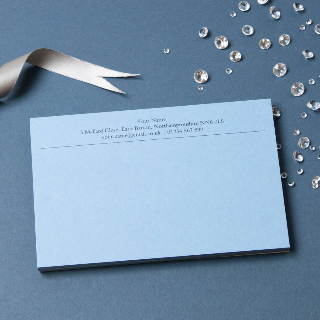 personalised luxury stationery gift set by able labels