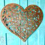 Rusted Heart Wall Hanging Low Stock, thumbnail 1 of 3