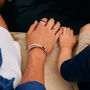 Sterling Silver 3D Pyramid Men's Bracelet, thumbnail 8 of 9