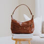 Slouchy Leather Shoulder Bag, thumbnail 2 of 6
