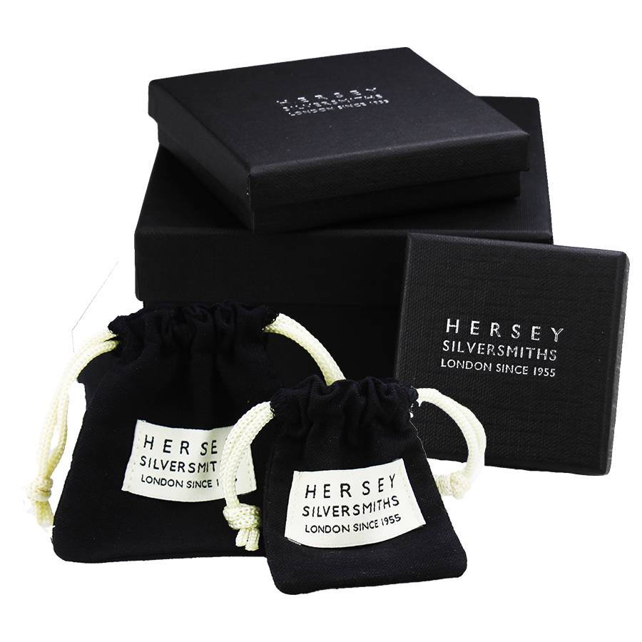 personalised silver napkin ring by hersey silversmiths