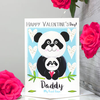 Personalised Panda Daddy Valentine's Card, 6 of 9