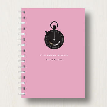 Personalised Running Lover's Journal Or Notebook, 8 of 10
