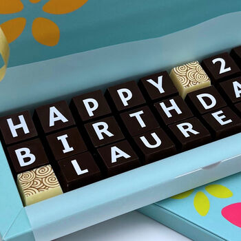 Personalised 21st Birthday Chocolate Box, 4 of 10