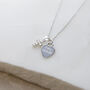 Personalised Sterling Silver Cz Cross Pendant, thumbnail 3 of 8