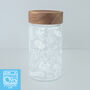 Sweet Outline Glass Storage Jar, thumbnail 1 of 8