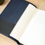 Personalised Premium Leather Notebook With Pen Holder, thumbnail 10 of 12