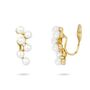 Multi Pearl Clip On Earrings, thumbnail 2 of 2
