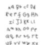 Personalised Kid's Handwriting Minimalist Art And Font, thumbnail 4 of 4