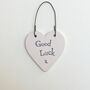 Good Luck Handmade Card ~ Heart, thumbnail 2 of 3