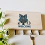 Blue Owl Handcrafted Key Rack, thumbnail 1 of 2