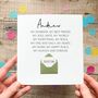 Personalised Birthday Card For Husband, Wife, My Everything, Romantic Card With Verse, thumbnail 1 of 7