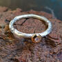 Diamond Ring In Sterling Silver And Solid Gold, thumbnail 1 of 3