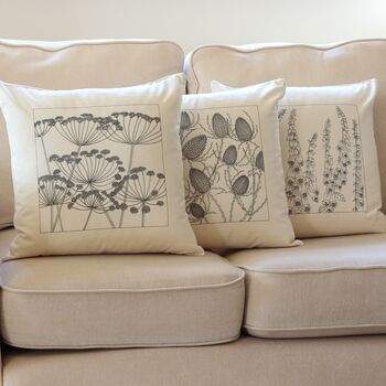 A Set Of Three Wildflower Cushion Covers, 5 of 6