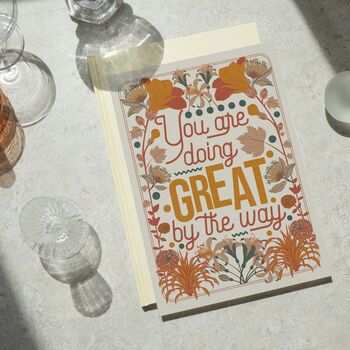 'You Are Doing Great' Typography Art Print, Unframed, 3 of 5