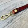 Personalised Brown Leather Lanyard, ID Badge Lanyard, thumbnail 8 of 10