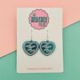 Thick Thighs Save Lives Glitter Earrings *More Colours Available*, thumbnail 4 of 4