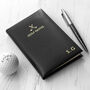 Personalised Leather Golf Notebook, thumbnail 8 of 12