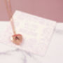 Personalised Heart Letter Locket Necklace, thumbnail 5 of 9