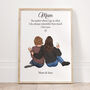 Custom Mother And Daughter Gift Print, thumbnail 1 of 6