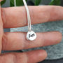Personalised Silver Paw Print Charm, thumbnail 6 of 9