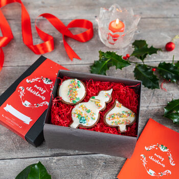 Christmas Luxury Bauble Biscuit Gift Box, 3 of 6
