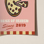 Personalised Dad's Pizza Illustrated Giclee Print, thumbnail 2 of 6