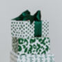 Green Polka Spotty Luxury Wrapping Paper, thumbnail 4 of 6