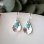 Turquoise Teardrop Earrings, thumbnail 1 of 4