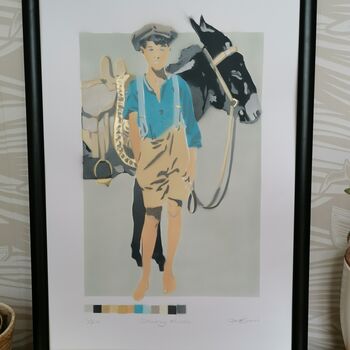 'Donkey Ride' Original Signed Art On Paper, 9 of 11